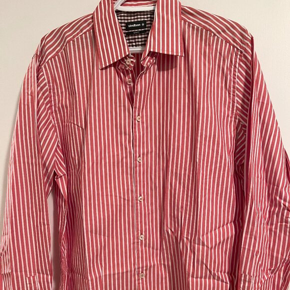 Strellson Slim Fit Men's Shirt. Sz 16. 100% cotton - Picture 4 of 5
